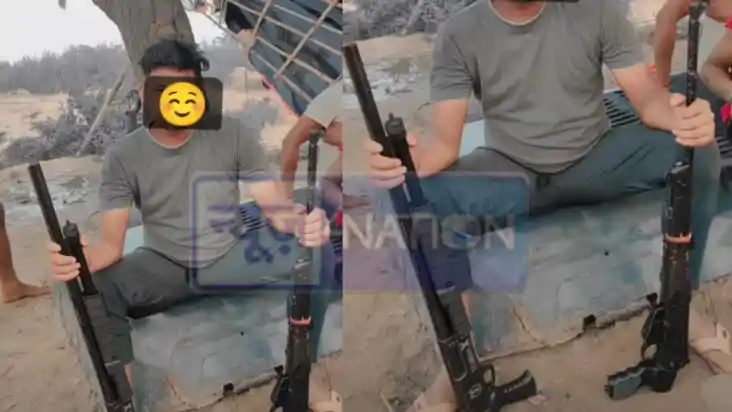 पटना में हथियार के साथ युवक का फोटो हुआ सोशल मीडिया पर वायरल पटना में हथियार के साथ युवक का फोटो हुआ सोशल मीडिया पर वायरल