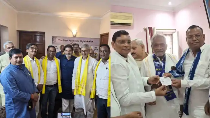 Bihar News : शाहाबाद में जदयू को लगा बड़ा झटका, जिलाध्यक्ष ने Bihar News : शाहाबाद में जदयू को लगा बड़ा झटका, जिलाध्यक्ष ने