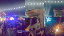 ट्रक ने श्रद्धालुओं को रौंदा 