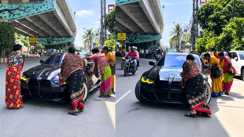 National News : हैदराबाद में नई BMW कार खरीदने पर सगुन में किन्नरों ने मांगे 2 लाख रुपये, विवाद का वीडियो सोशल मीडिया पर हुआ वायरल