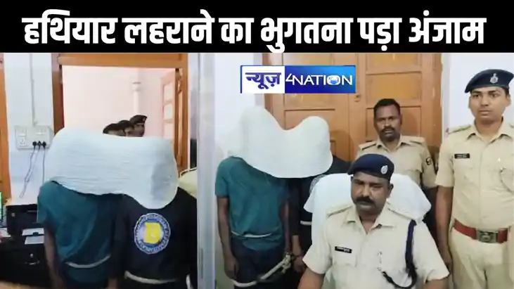 सोशल मीडिया पर हथियार लहराना युवक को पड़ा भारी, वीडियो वायरल
