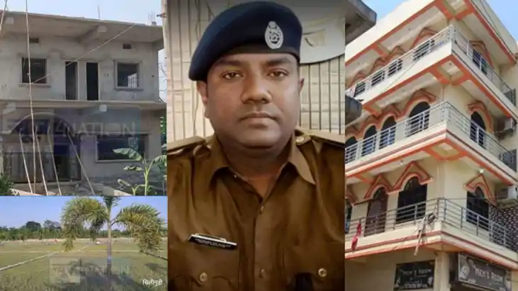 EOU raid on Bihar Police Inspector Abhishek Kumar Ranjan res