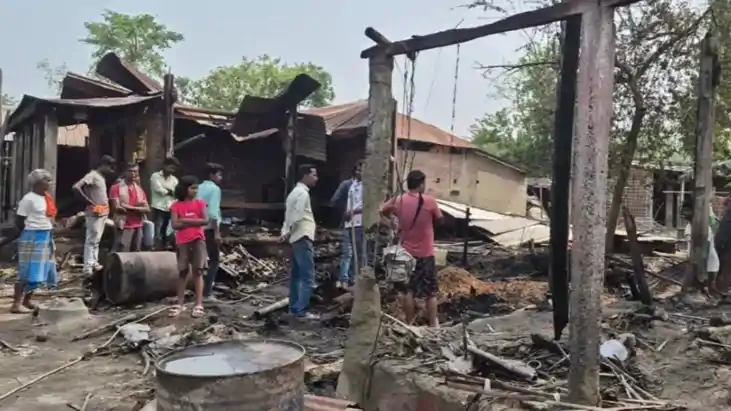 Bihar News: सुपौल में आग का कहर, लाखों की संपत्ति जलकर हुई र