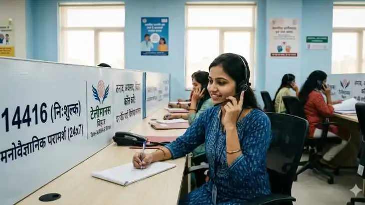 Bihar News : मानसिक स्वास्थ्य के लिए 'संजीवनी' बनी टेलीमानस 