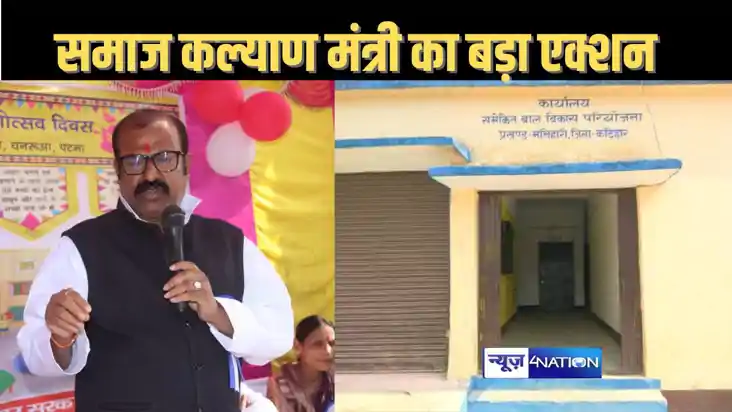 समाज कल्याण मंत्री मदन सहनी की बड़ी कार्रवाई, कटिहार ज़िला क