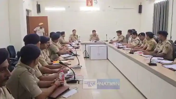 IG Jitendra Rana review meeting