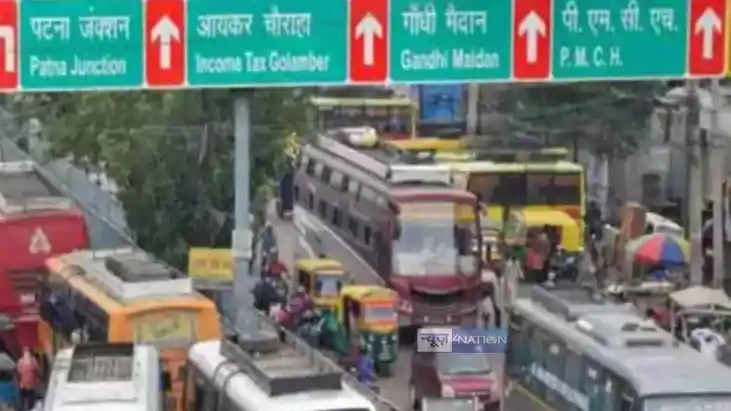  traffic diversions in Patna 