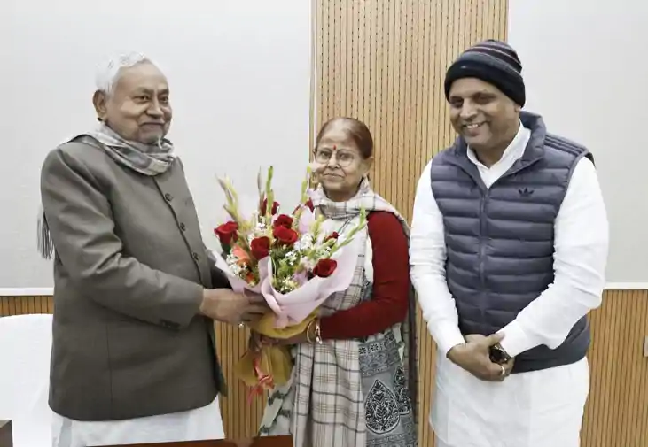 मेयर सीता साहू ने मुख्यमंत्री नीतीश कुमार से की मुलाकात, पटन