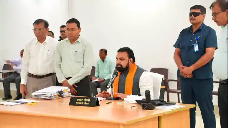 सीएम सम्राट चौधरी ने किया 'सहयोग पथ' का उद्घाटन, अधिकारियों 