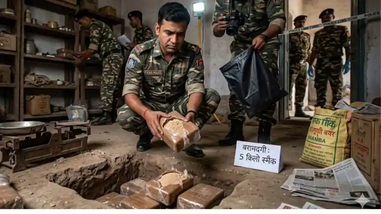 Patna Police major strike on drug dealers International drug network busted with 5 kg smack