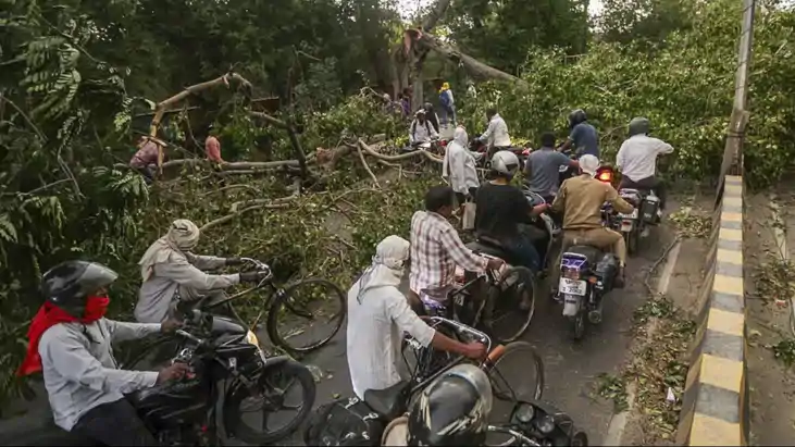 Storm and rain wreak havoc 