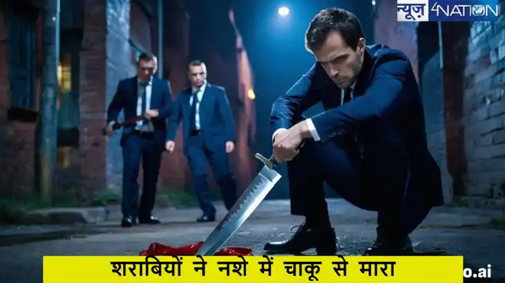 स्कूटी पर बैठकर 4 लोग पी रहे थे शराब, इंजिनियर शख्स के मना क स्कूटी पर बैठकर 4 लोग पी रहे थे शराब, इंजिनियर शख्स के मना क