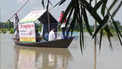Boat Ambulance Brings Doctors to Flood Hit Villages in Katihar