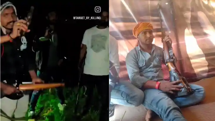 पटना पुलिस को सरेआम चुनौती! घातक हथियार लहराते युवकों का वीड