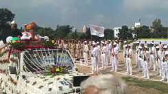 Bihar News:कैमूर में तिरंगे का जलवा, भभुआ जगजीवन स्टेडियम में प्रभारी मंत्री प्रेम कुमार ने किया ध्वजारोहण