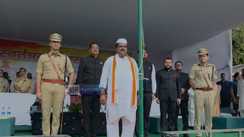 Tricolor salute in Gopalganj