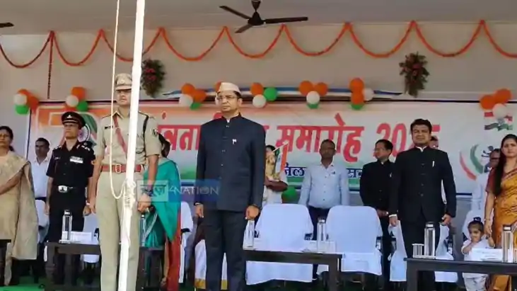 Tricolor shines in Nalanda