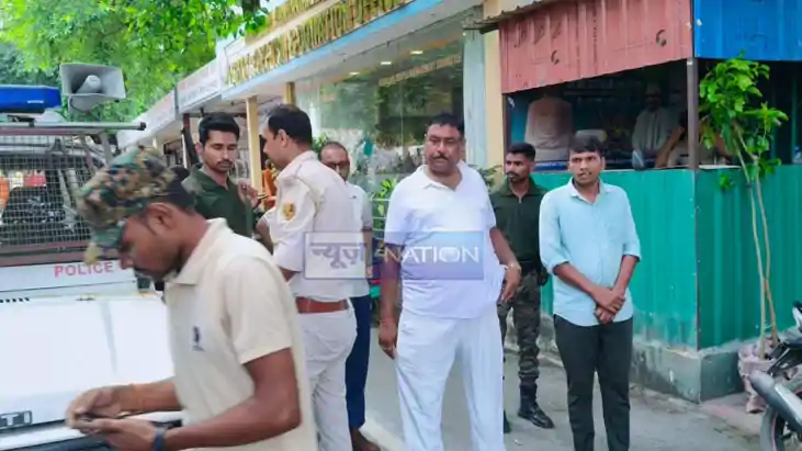 Gaya BMP Bihar Police Clash Outside Mahabodhi Temple Pilgrim