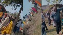 Muzaffarpur Strongmen Block Worship Women Beaten