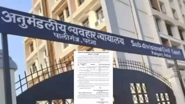 paliganj court administrative changes judges police station 