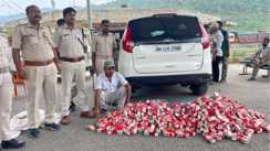 Nawada Police Seize Liquor Hidden In Luxury Car Indicator