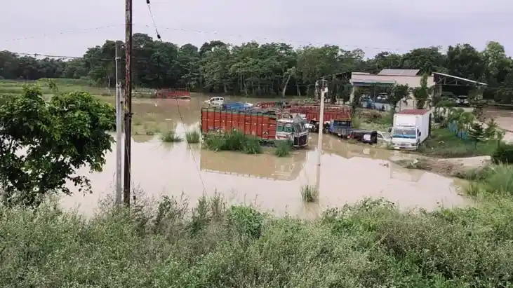 Bihar News : मुजफ्फरपुर में बागमती का कहर, बेनीबाद थाना परिस