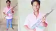 Muzaffarpur Youth Flaunts High Tech Weapon Online Challenges Police