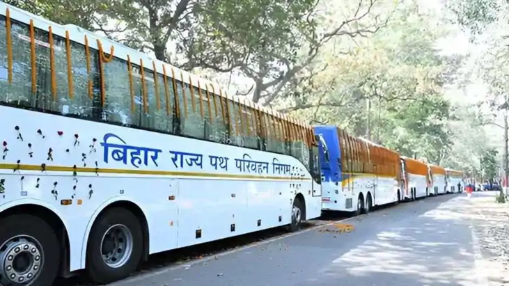 Bihar government AC buses break records Muzaffarpur Delhi ro