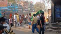 Two candidates who came to take the civil court