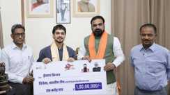 Samrat Choudhary honored Ishan Kishan
