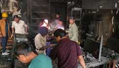  GST ऑफिस के कंप्यूटर रूम में भीषण आग, सभी कंप्यूटर और दस्तावेज जलकर राख