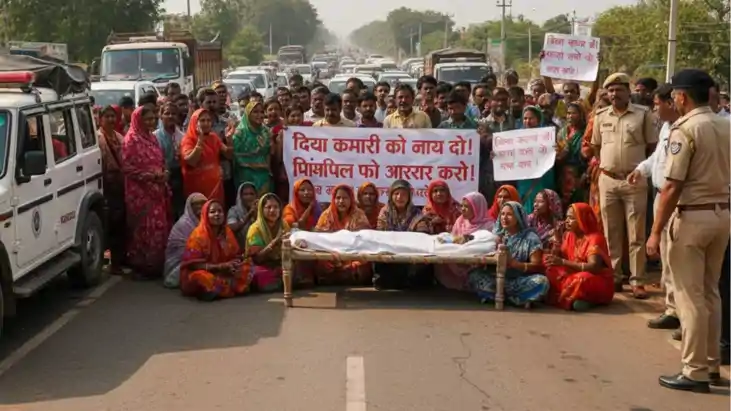 प्रिंसिपल के एक थप्पड़ से डिप्रेशन में गई 8वीं की छात्रा की म प्रिंसिपल के एक थप्पड़ से डिप्रेशन में गई 8वीं की छात्रा की म