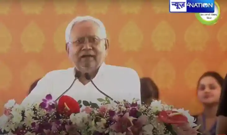 पूर्णिया में पीएम मोदी के सामने सीएम नीतीश कुमार ने बताया पा