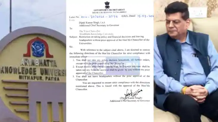 Aryabhatta Knowledge University VC Action