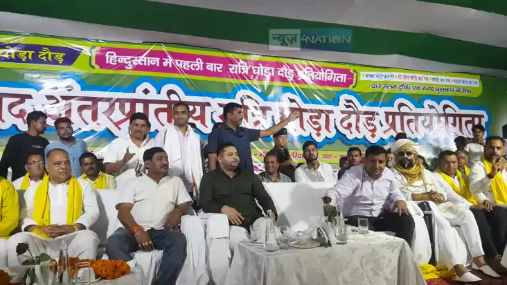 Bihar News : भोजपुर के खजूरिया गाँव पहुंचे नेता प्रतिपक्ष ते