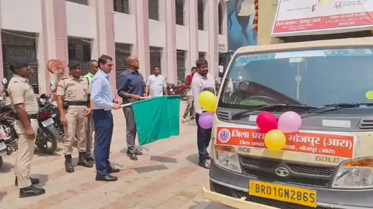 Bihar News : अग्नि सुरक्षा सप्ताह के तहत भोजपुर में जागरूकता