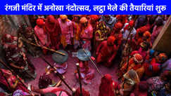 Mathura News: रंगजी मंदिर में 18 को मनाई जाएगी जन्माष्टमी, 19 को होने वाले लट्ठा मेले की तैयारियां शुरू