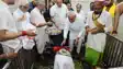 Nitish Kumar prayer at Gauri Shankar Temple in Khusrupur 