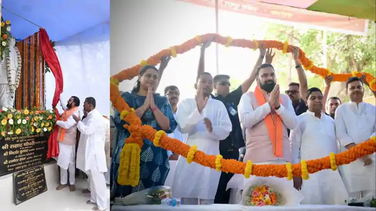  Unveiled the statue of Sardar Patel in Jamui