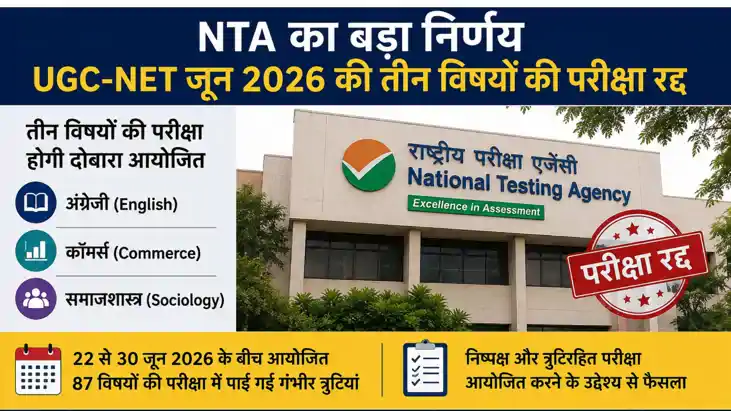 UGC-NET Re-Exam Date 2026