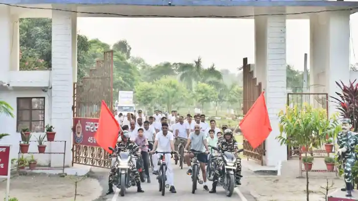 फिट इंडिया मूवमेंट: सुपौल में SSB की ‘संडे ऑन साइकिल’ रैली, 