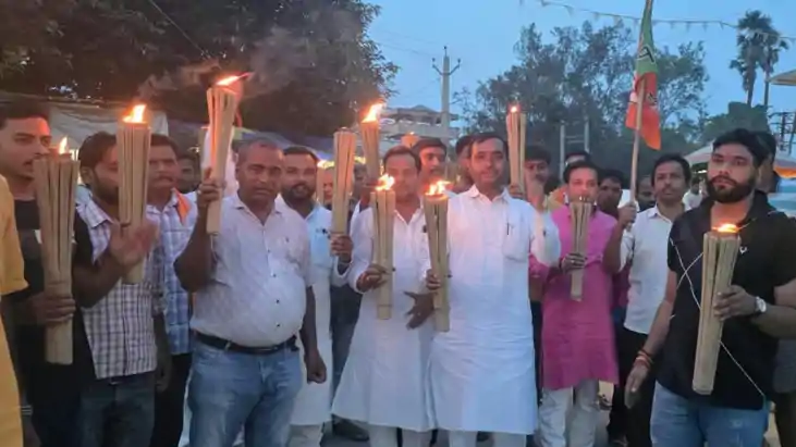 BJYM Patna Rural masal juloos