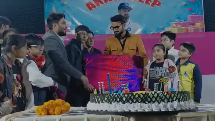 Indian cricketer Akashdeep