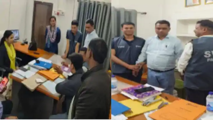 दाखिल-खारिज के नाम पर वसूली कर रहा राजस्व कर्मचारी गिरफ्तार,