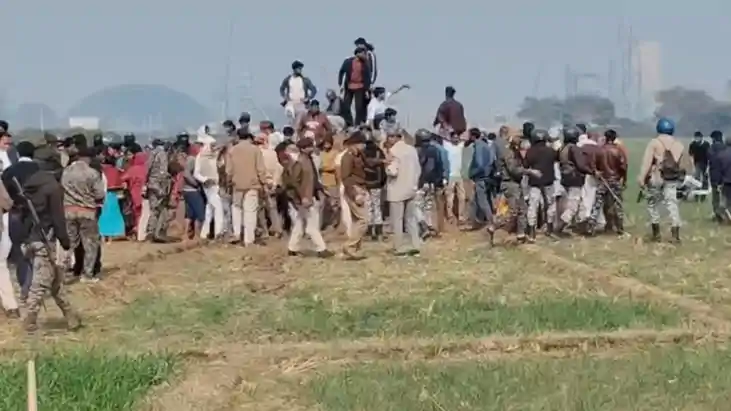 Nawada Power Row Villagers Protest Adani Project 