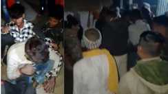 घर पर चढ़कर फायरिग कर भाग रहे बदमाश ने मुसीबत में पड़े, ग्रामीणों ने घेर कर दबोचा, तीन को किया  पुलिस के हवाले 