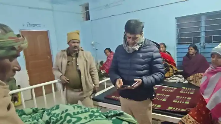 Khagaria Shock Sleeping Man Sho