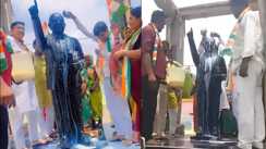Bihar Politics - बाबा साहेब की जिस प्रतिमा का सम्राट चौधरी ने किया अनावरण, उसे कांग्रेस ने दूध से धोया, कहा – डिप्टी सीएम के छूने से हुई अपवित्र