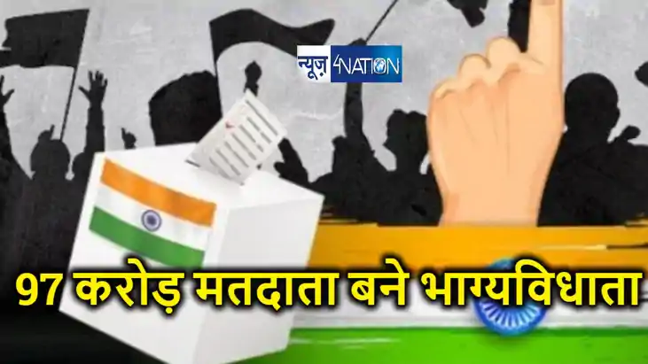 लोकसभा चुनाव : 97 करोड़ वोटर चुनेंगे 543 सांसद, संसदीय के साथ