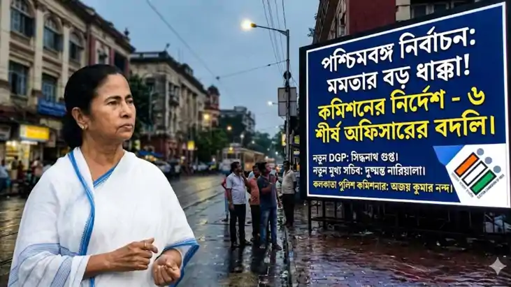 बंगाल चुनाव से पहले आयोग का 'सर्जिकल स्ट्राइक': मुख्य सचिव औ